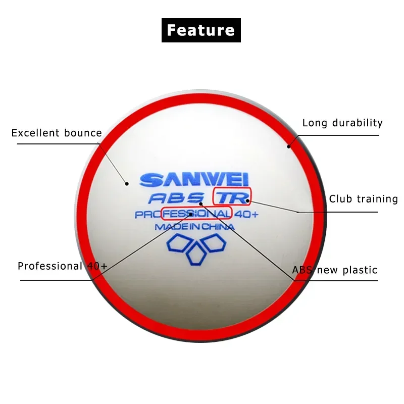 SANWEI-ABS TR 3 Star Table Ten - Table Tennis Olympics 评论和价格