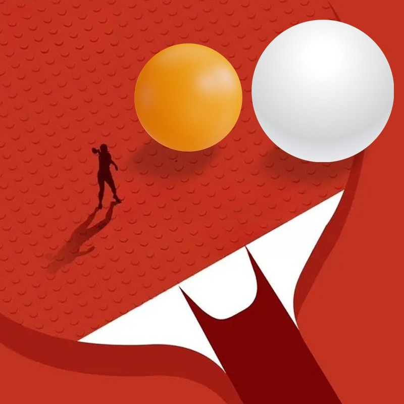 55Mm Table Tennis Large Ball H - Table Tennis Olympics 评论和价格